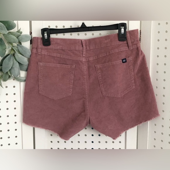 NWT Gap corduroy women’s shorts nostalgia rose size 16 - Picture 3 of 3